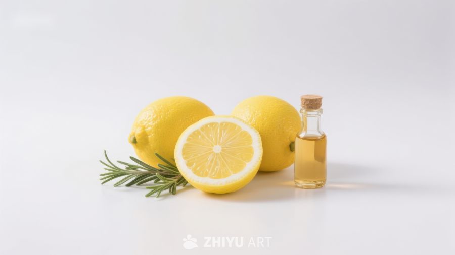 柠檬精油与新鲜柠檬