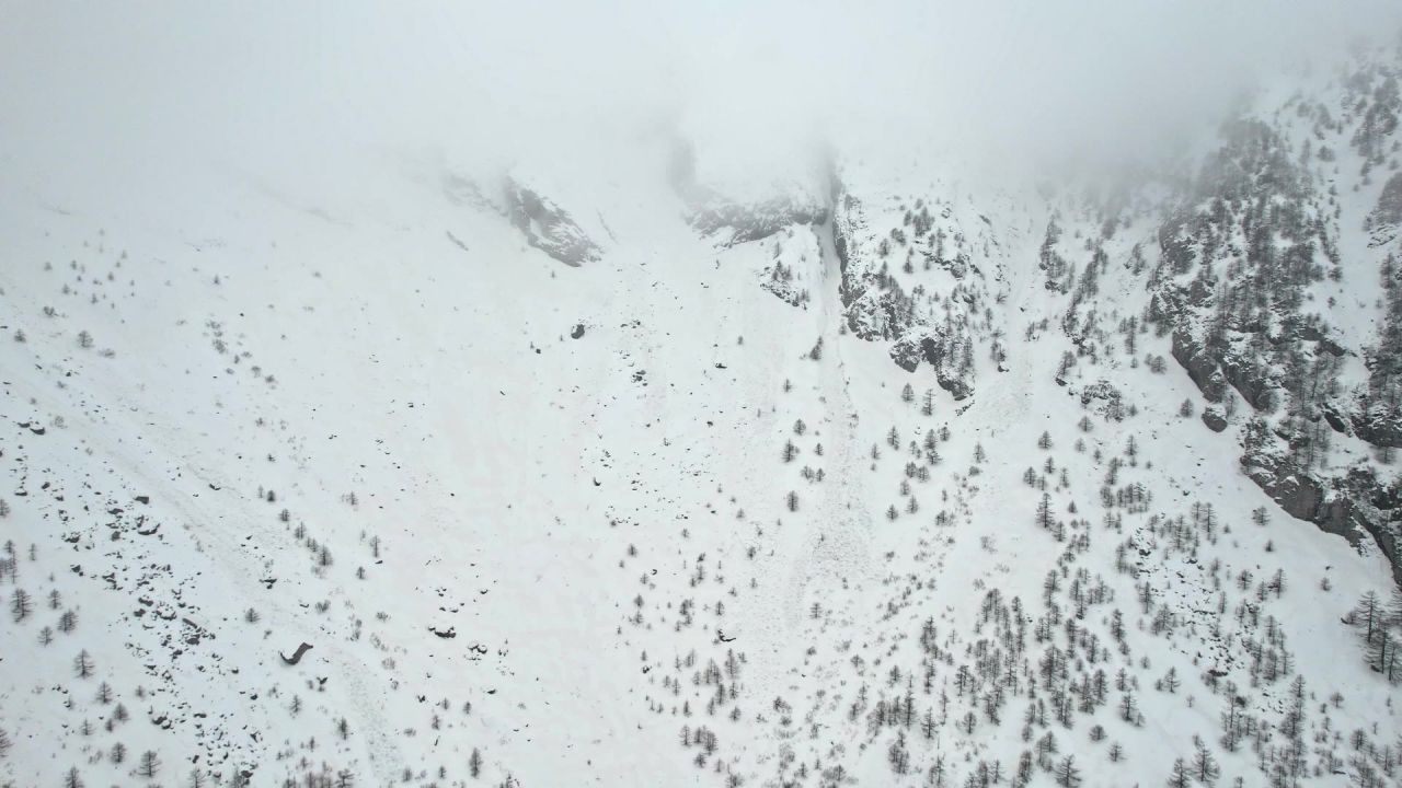 太白山云海雪景航拍