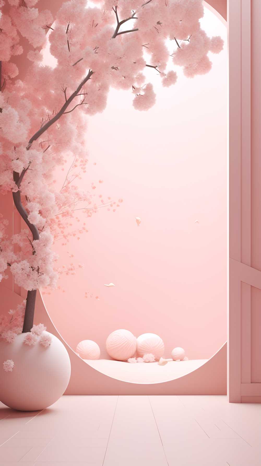 唯美粉色背景图99