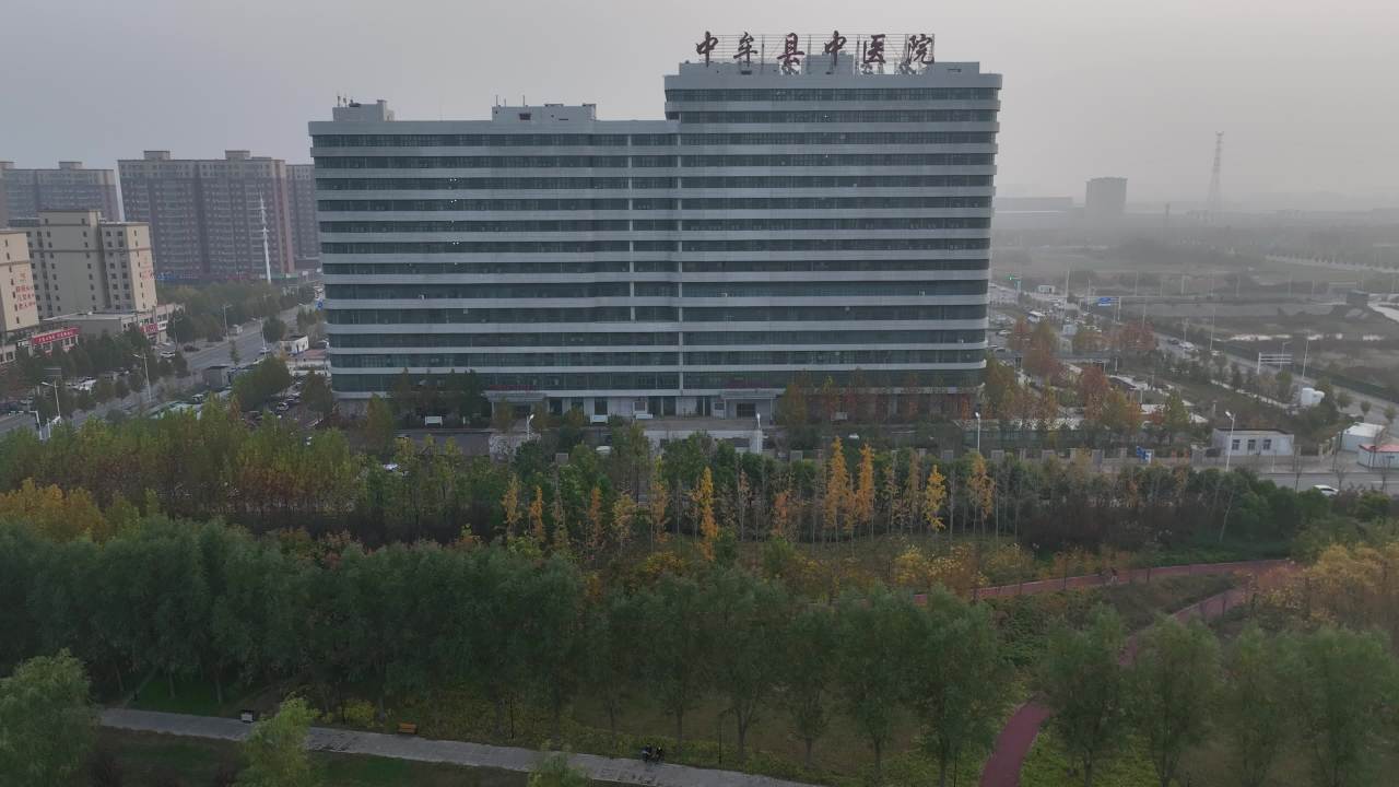 中牟县中医院航拍