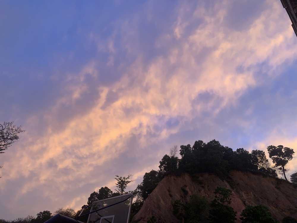 山峰 天空 日落