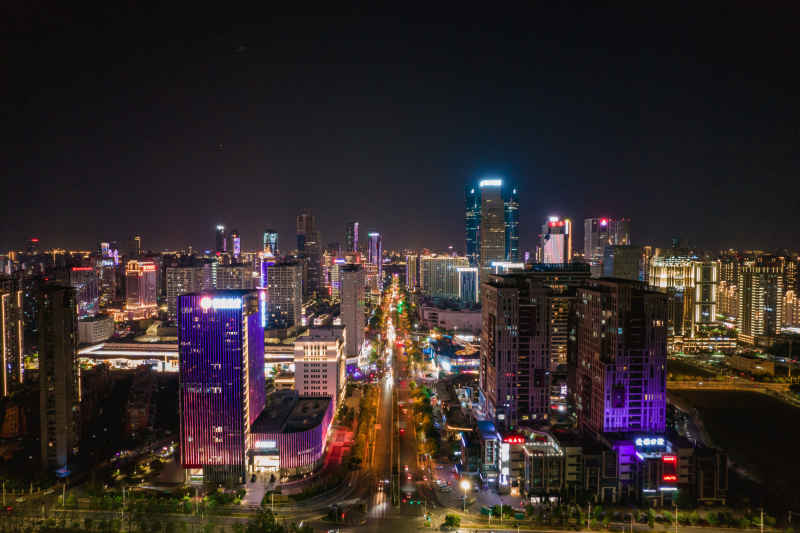 江西 南昌 城市 夜景