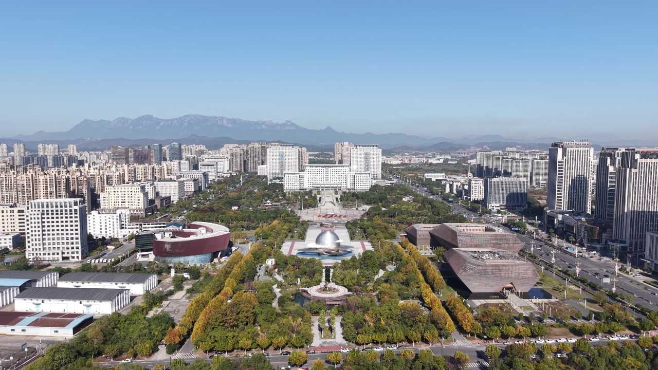 现代都市全景俯瞰
