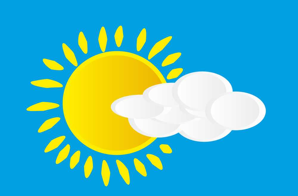 云天气预报天气天空蓝色白太阳黄色太阳光线蓝色的天空蓝色的太阳