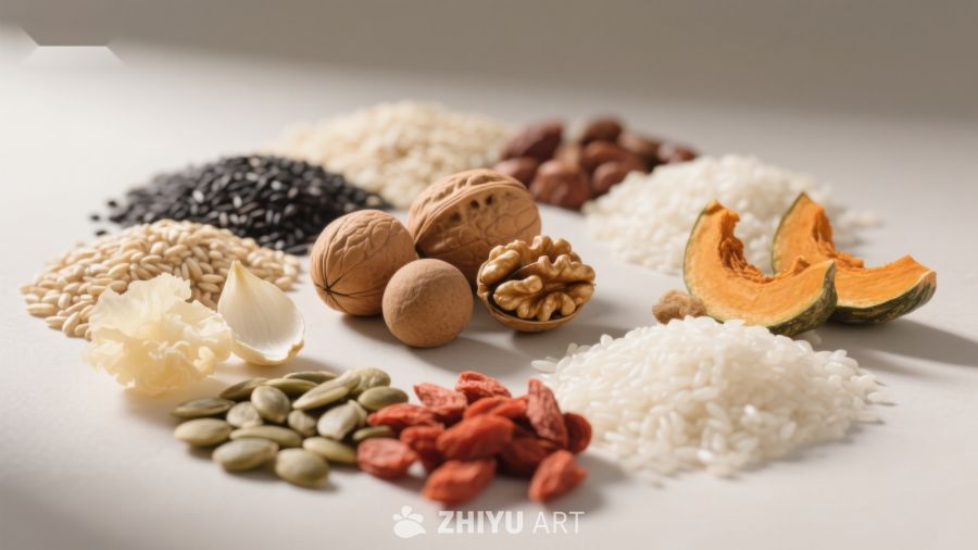 多样健康食材展示