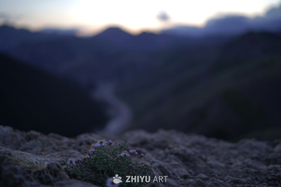 晨曦中的山河
