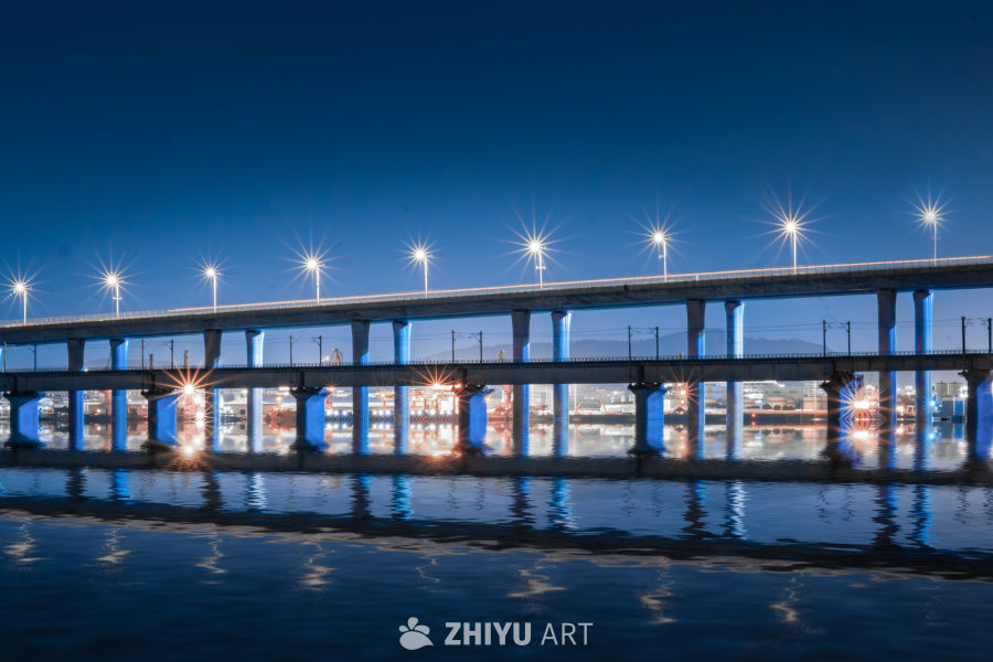 长堤夜景