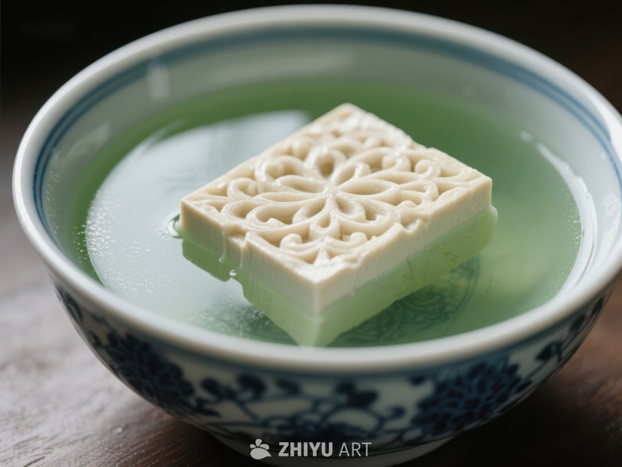 精致糕点浸于清汤之中 513