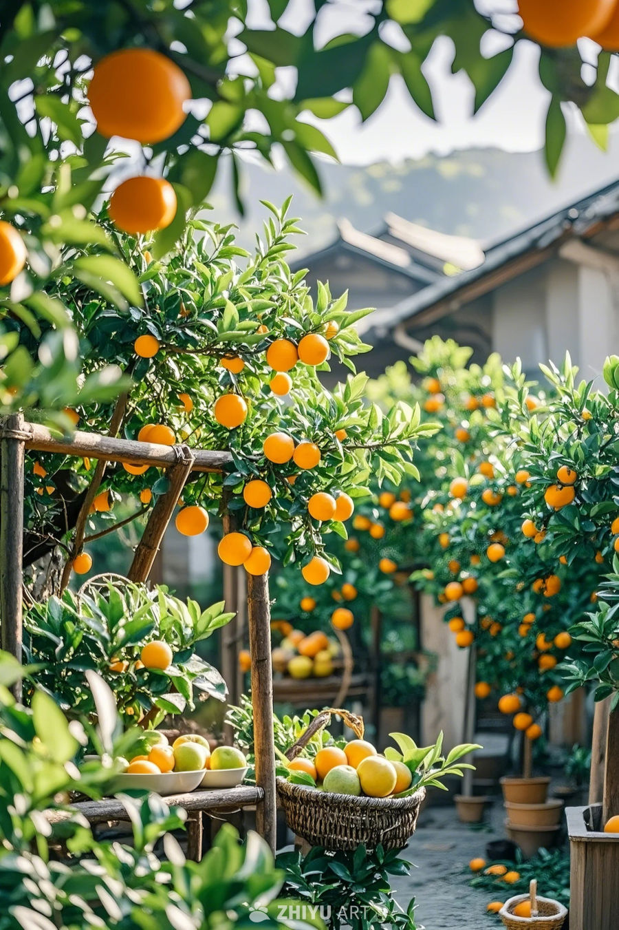 丰收时节的甜蜜果实