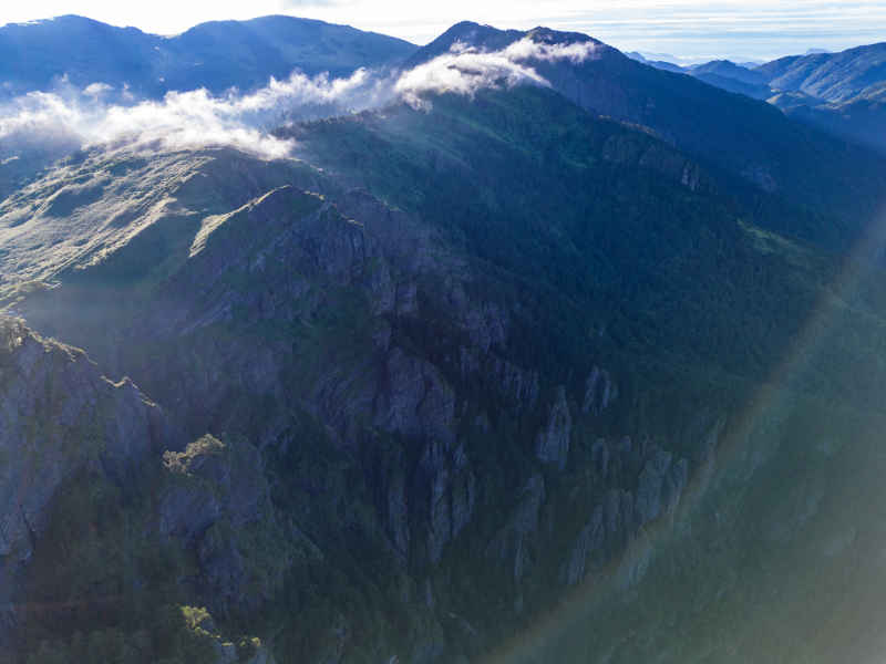 壮丽山河高山云海航拍 