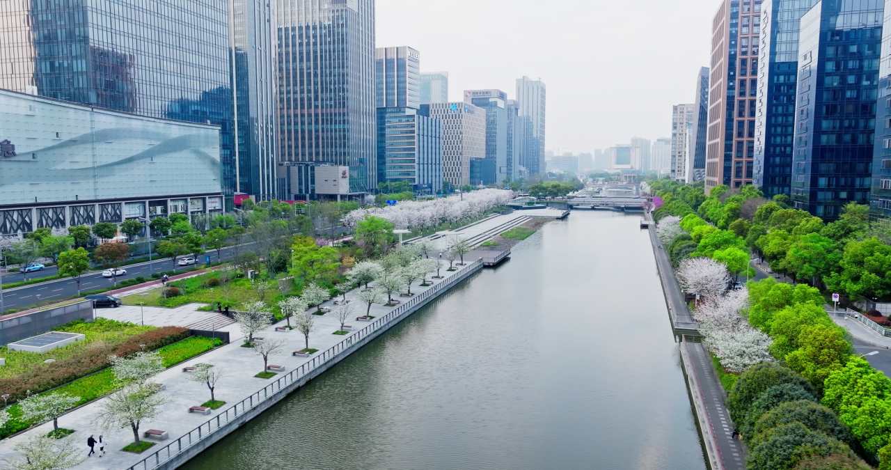 宁波城市建筑风光航拍 2