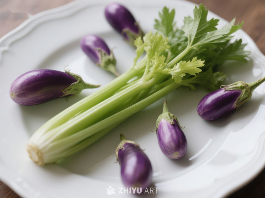 芹菜与小茄子的清新组合 332