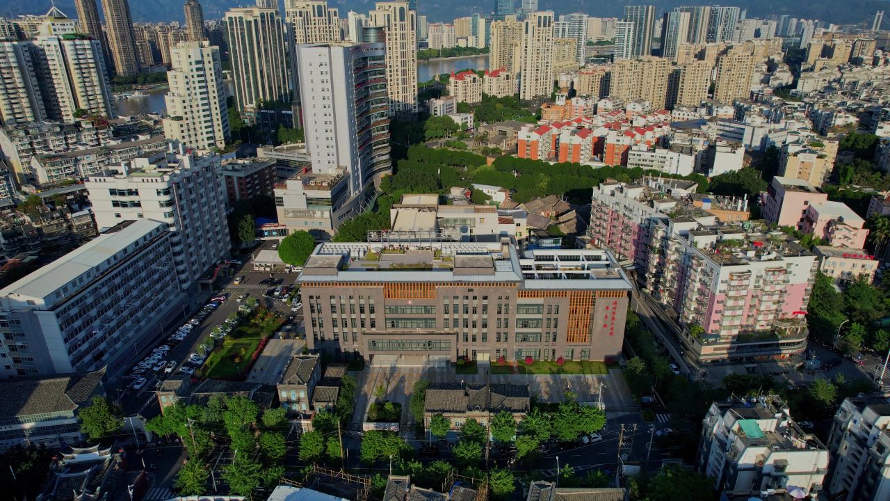 航拍福州市第二医院