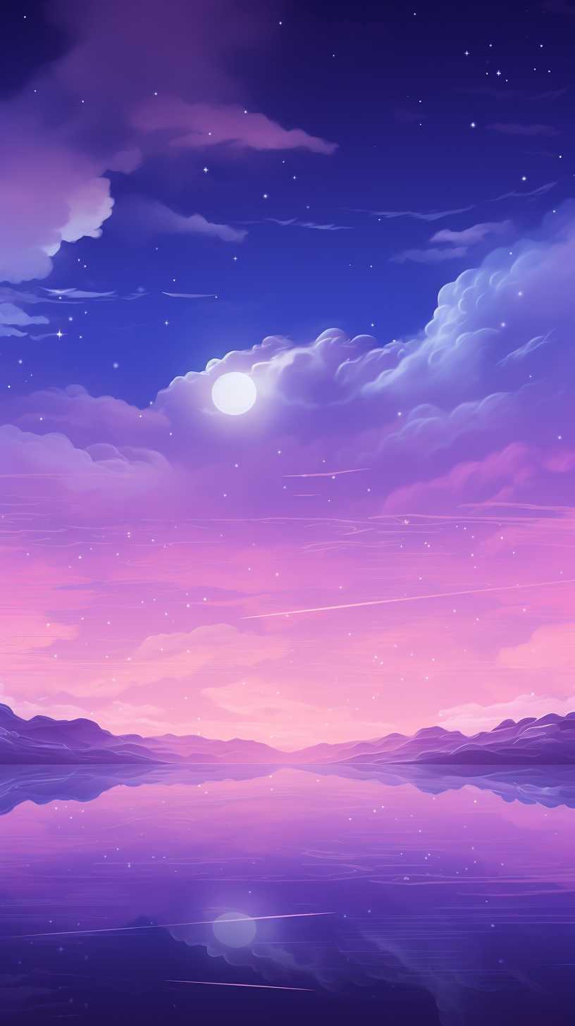 紫色唯美背景