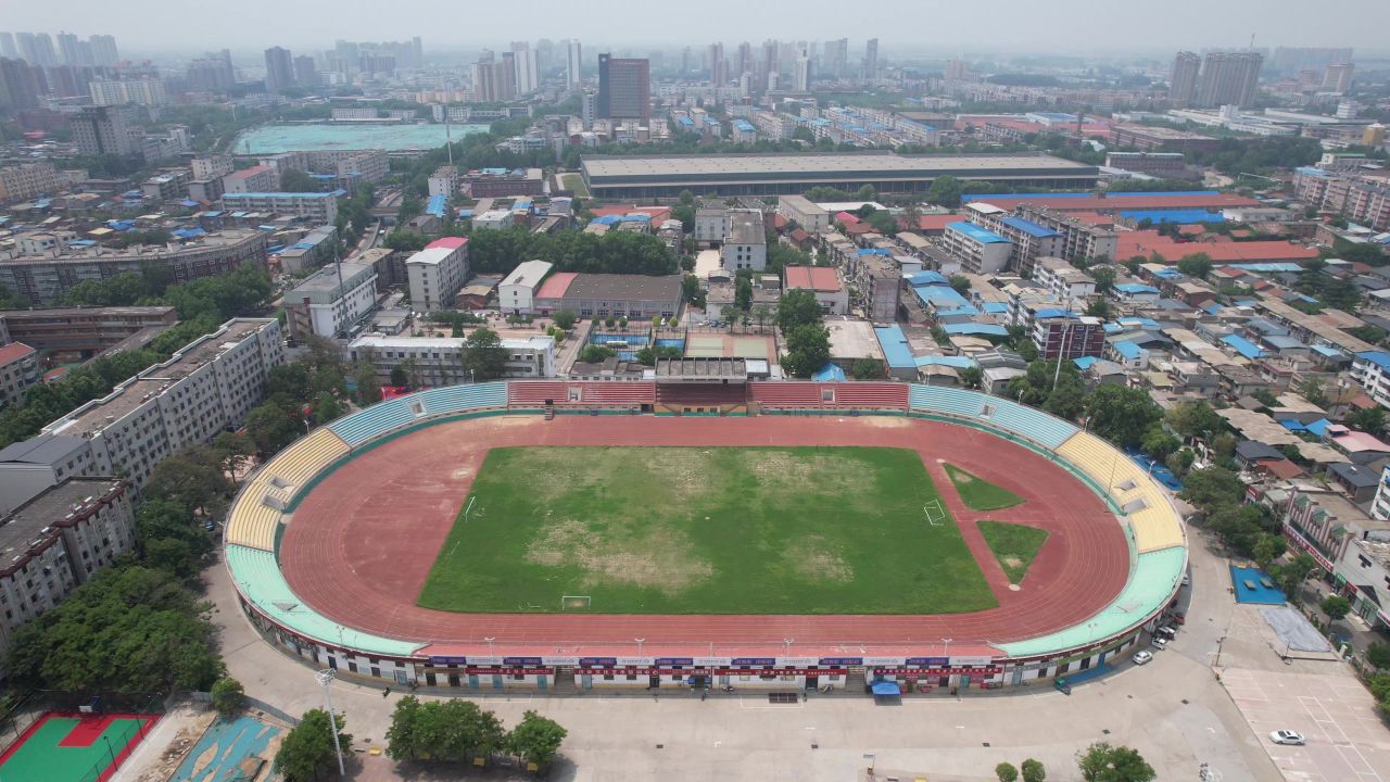 河南许昌体育馆航拍