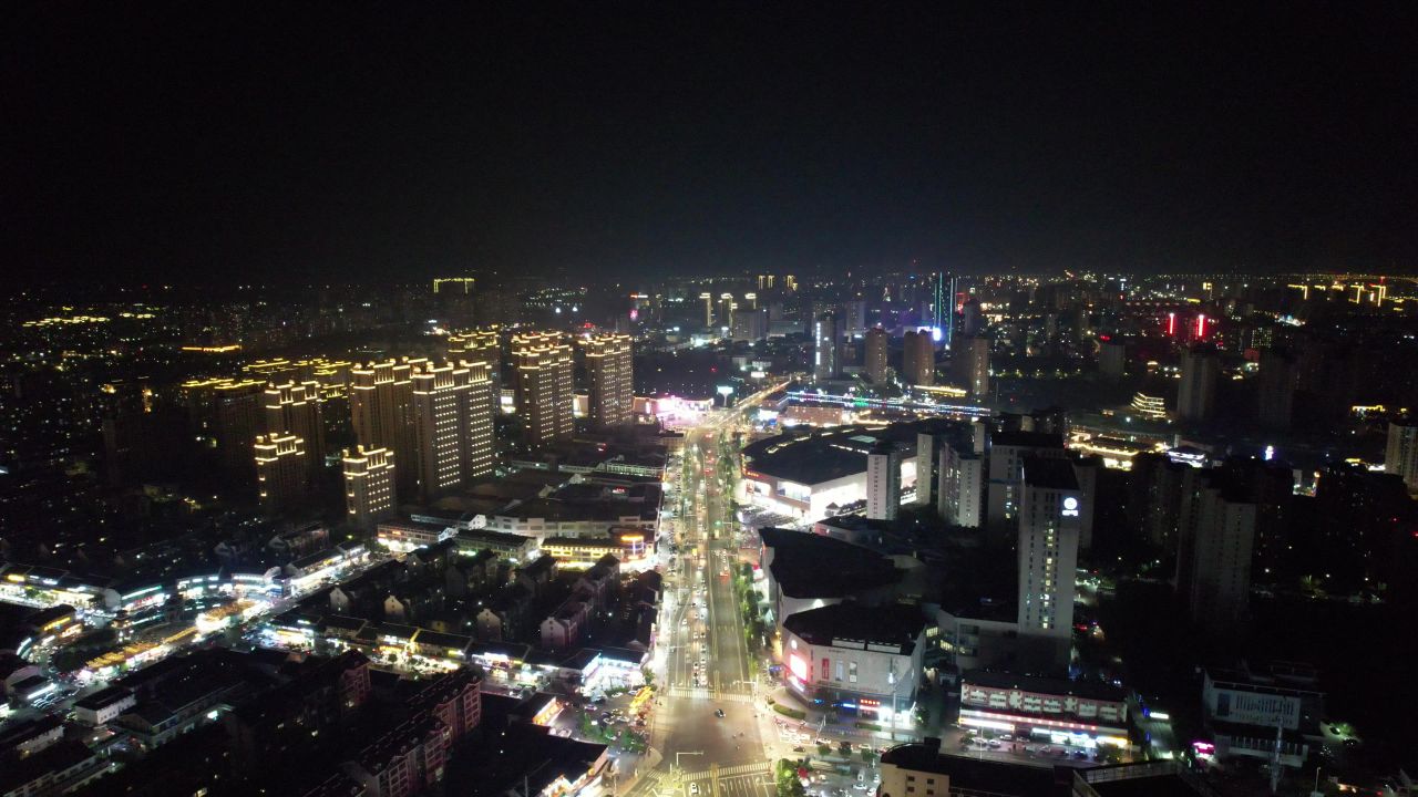 江苏宿迁城市风光旅游景区航拍