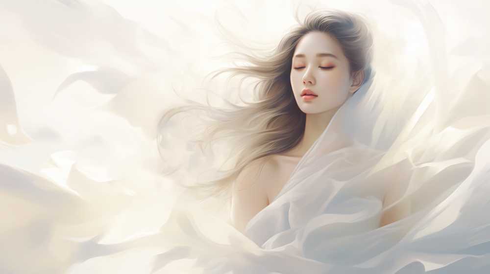 浅白色唯美意境背景图99