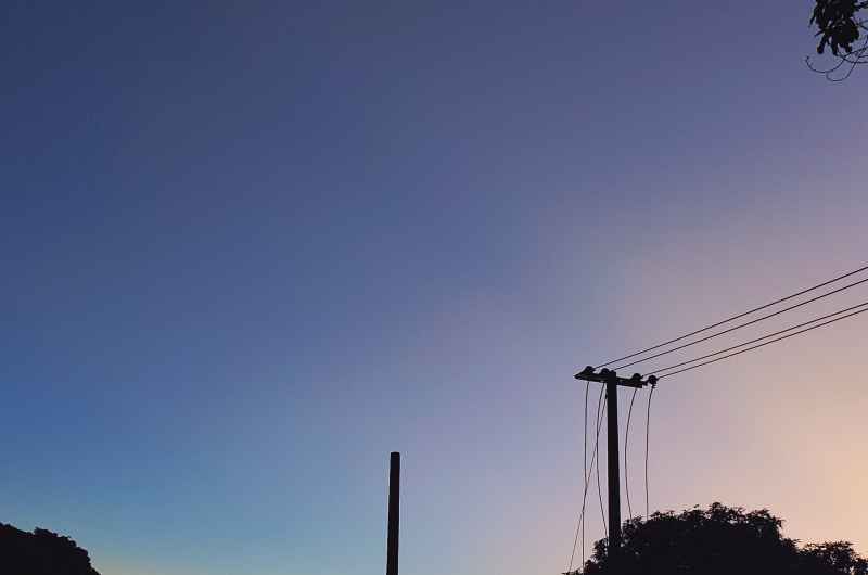 傍晚的天空