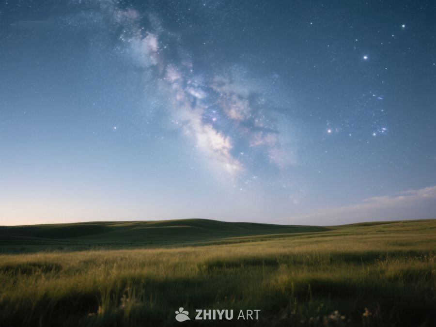 星空下的宁静草原 190