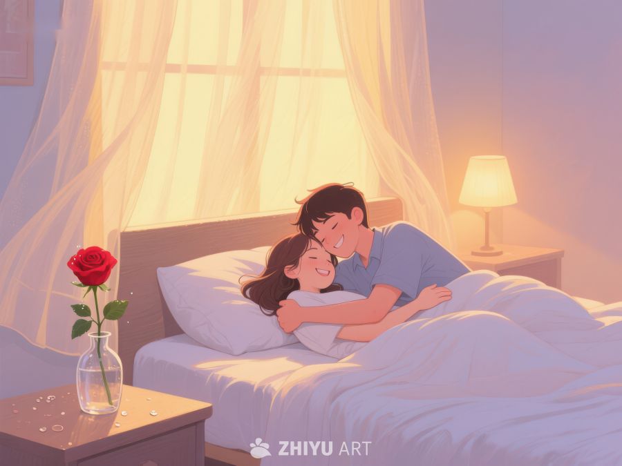 温馨卧室中的甜蜜时光 787