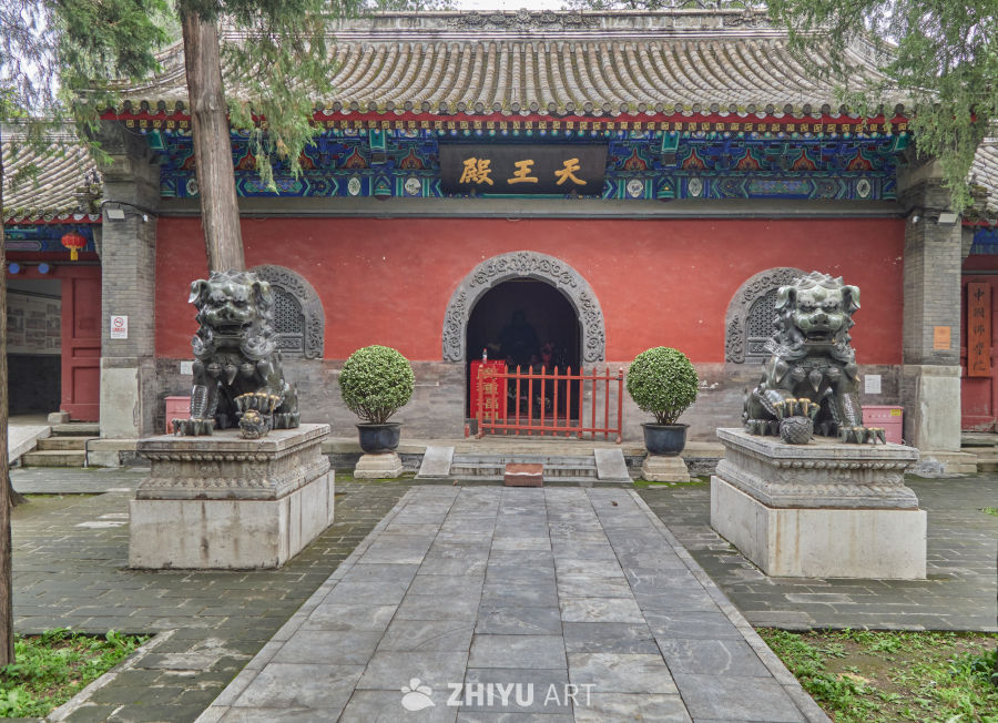 北京市西城区法源寺内天王殿
