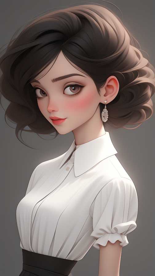 精致美女