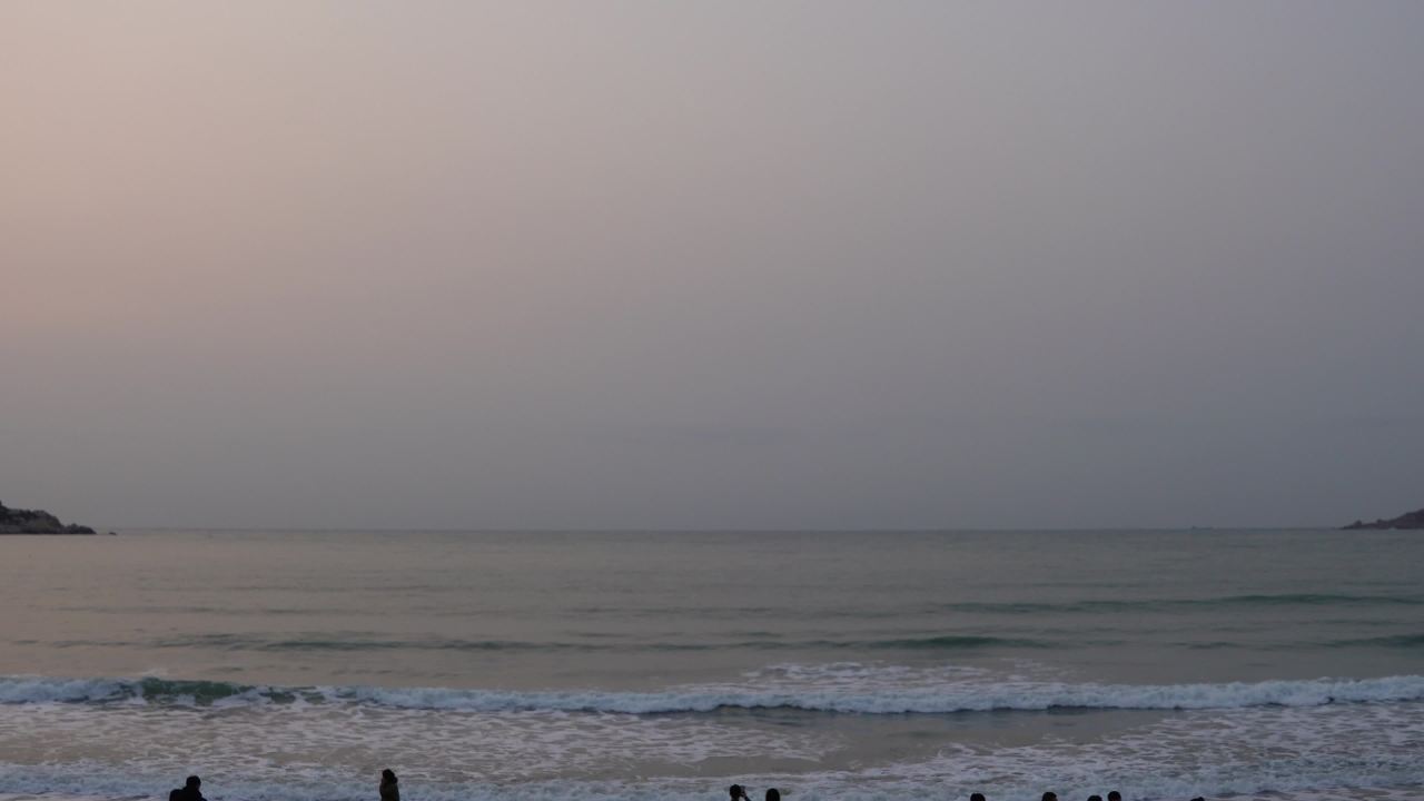 海滩日落