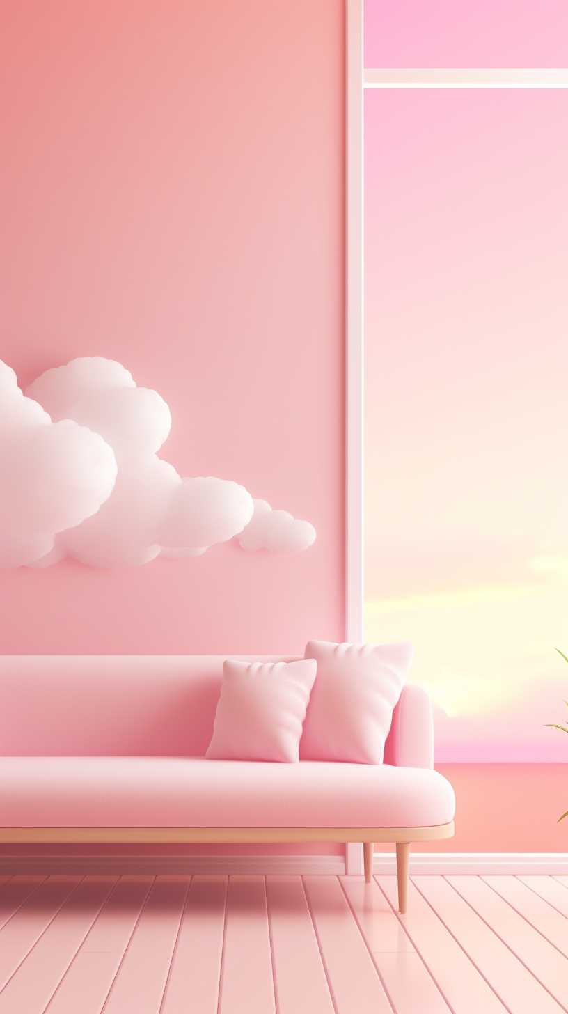 粉色艺术背景