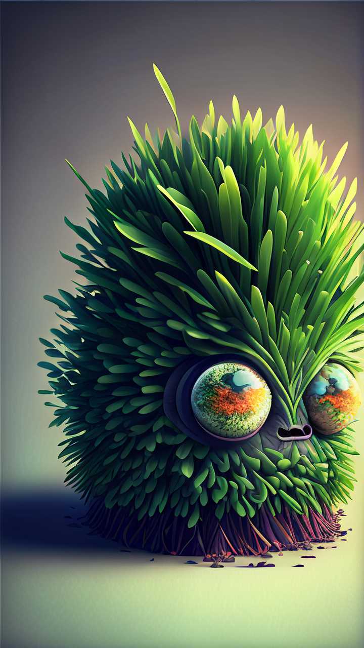 创意绿色的小草