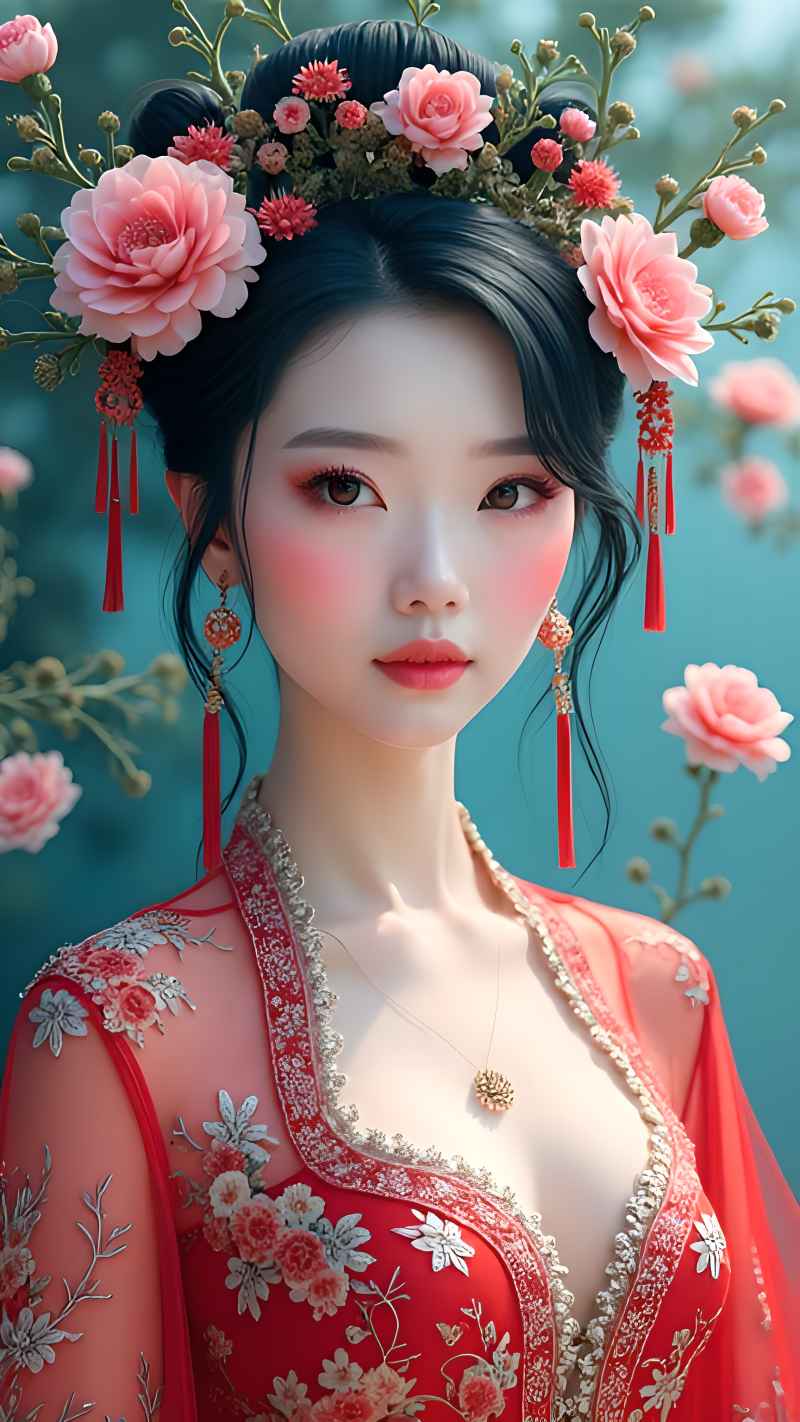 艺术美女新中式主体系列 72