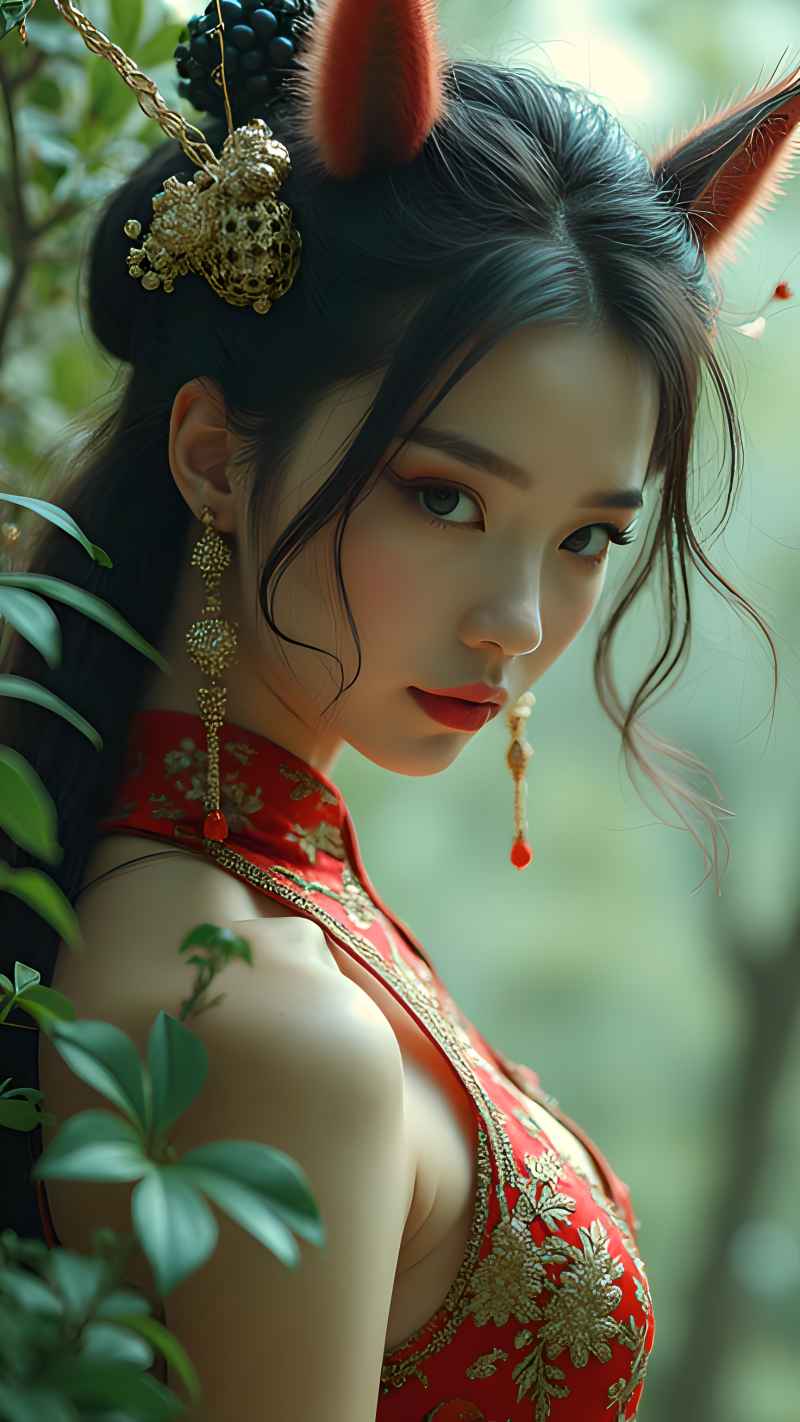 古风狐狸美女半人半妖 4