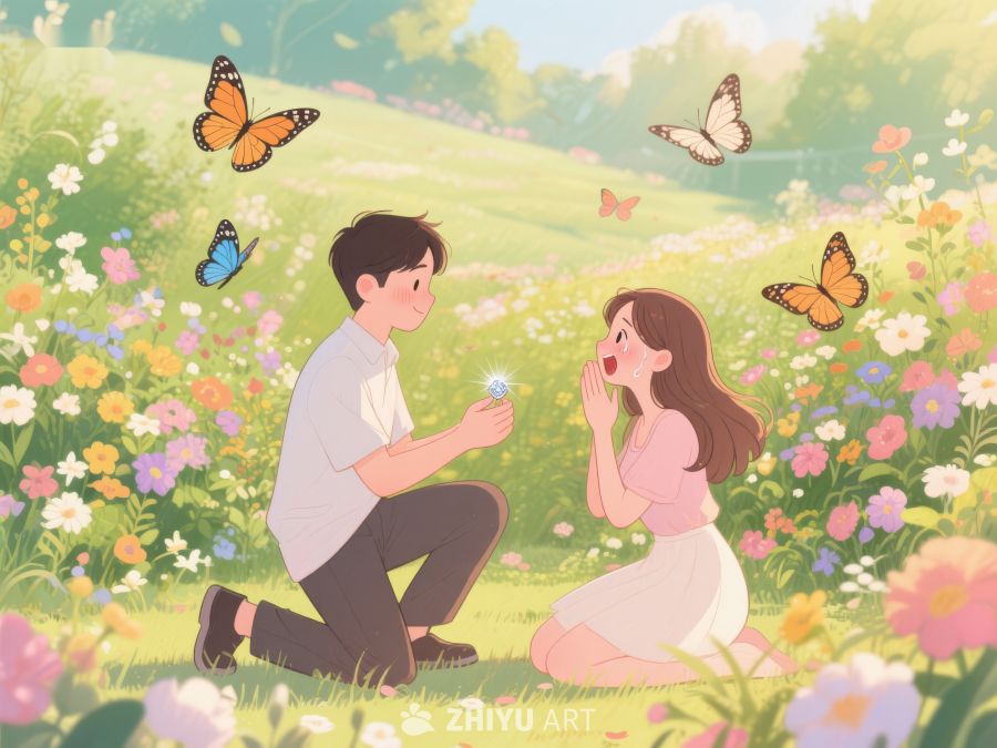 花丛中浪漫求婚 299
