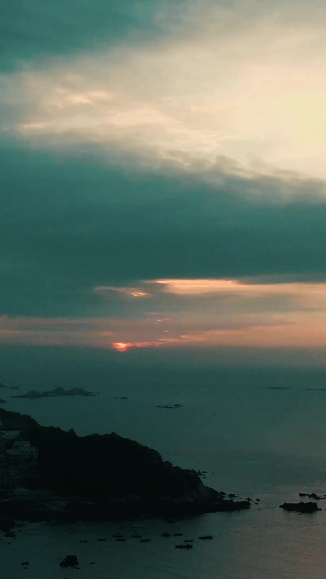 福建 湄洲岛 5A景区 竖屏 延时 摄影