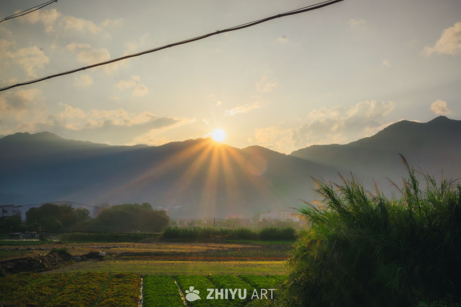 古山夕阳