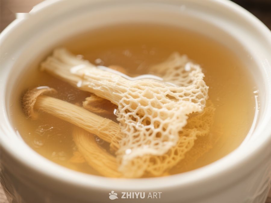 竹荪炖汤，清润养生 878