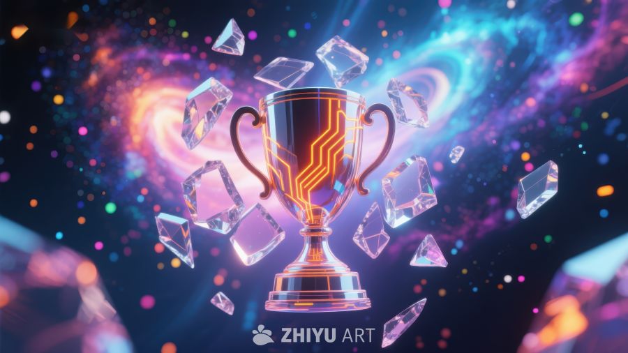 科技奖杯与璀璨星云 221