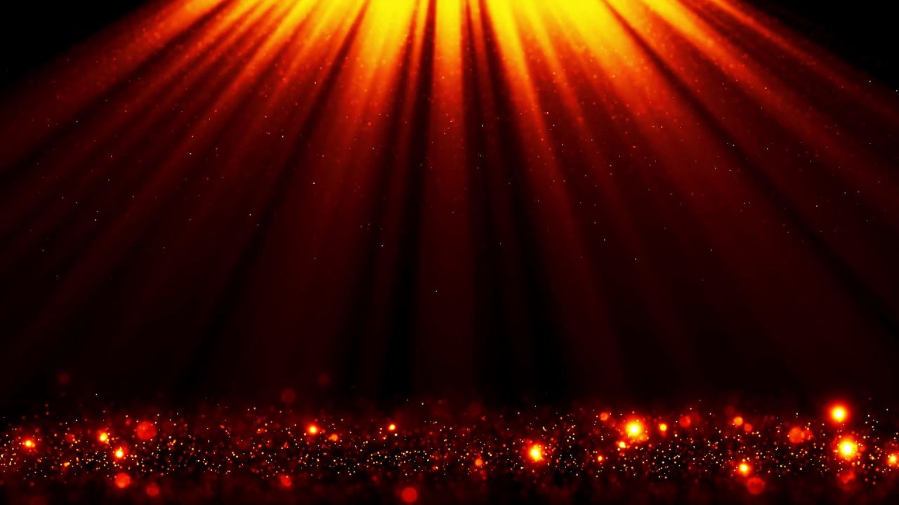 金色粒子舞台背景年会节日颁奖典礼庆祝 