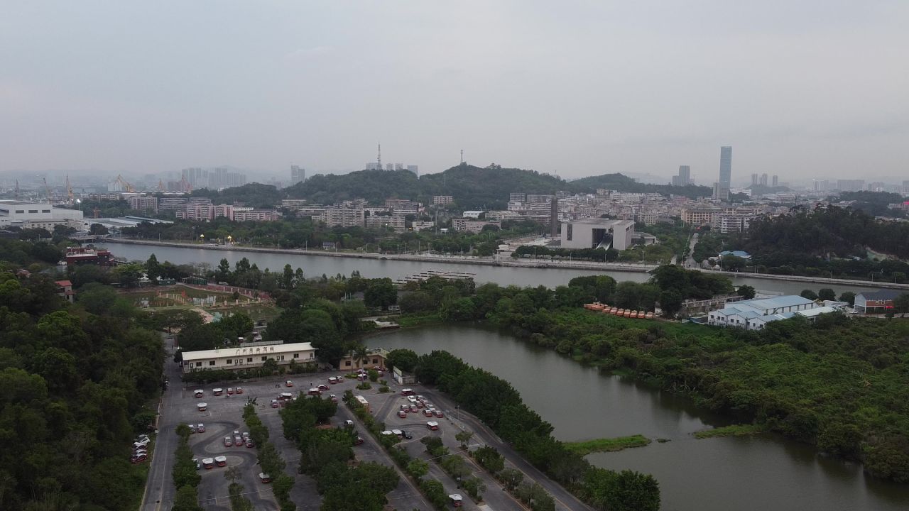 广州长洲岛航拍
