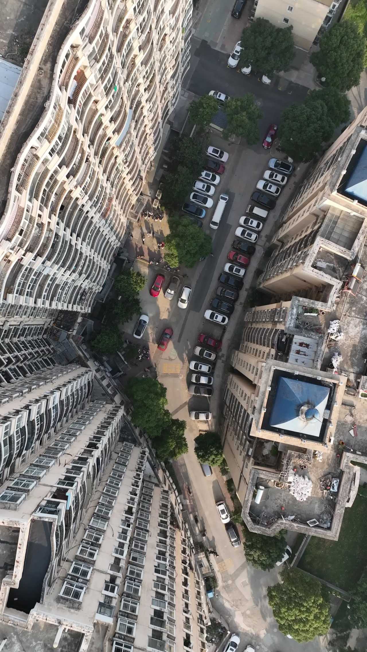 城市建筑俯拍素材