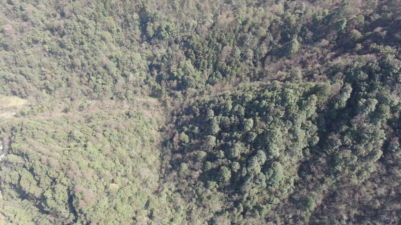 航拍湖南怀化大峡谷4A景区 