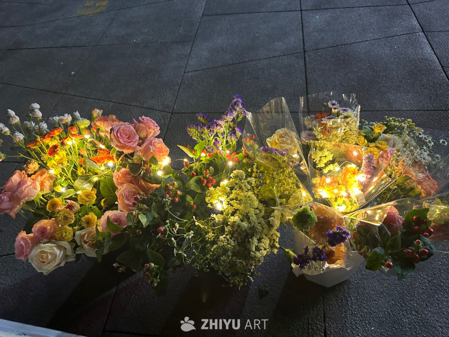 街头鲜花
