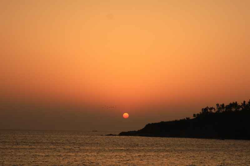 山东威海小石岛绝美夕阳 2