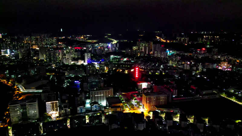 湖北宜昌城市夜景