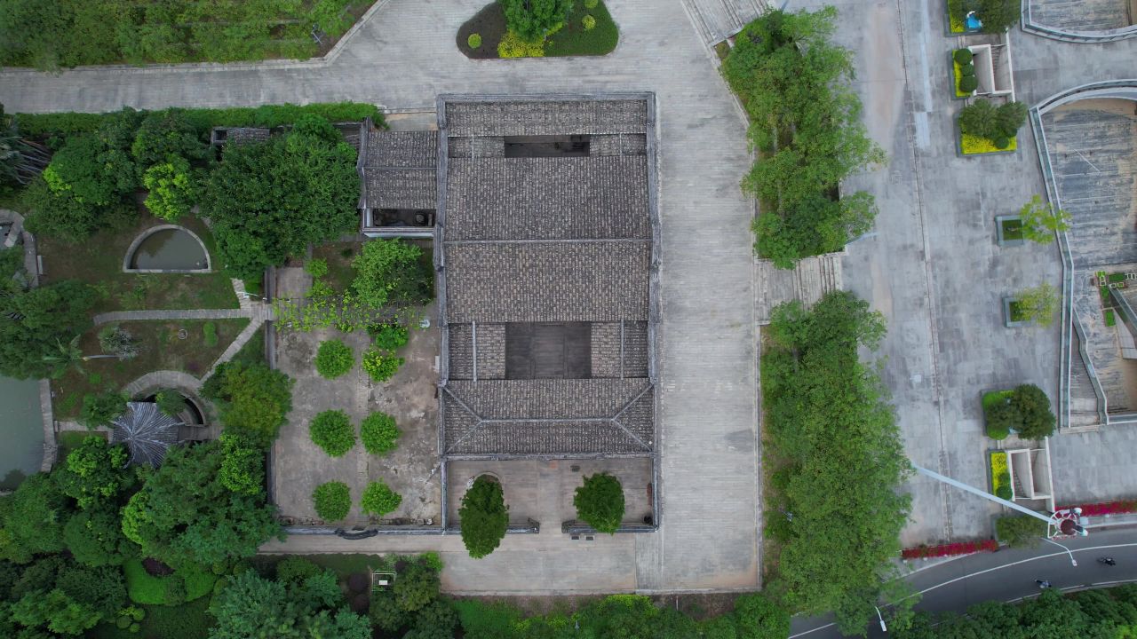 航拍福州陈绍宽故居
