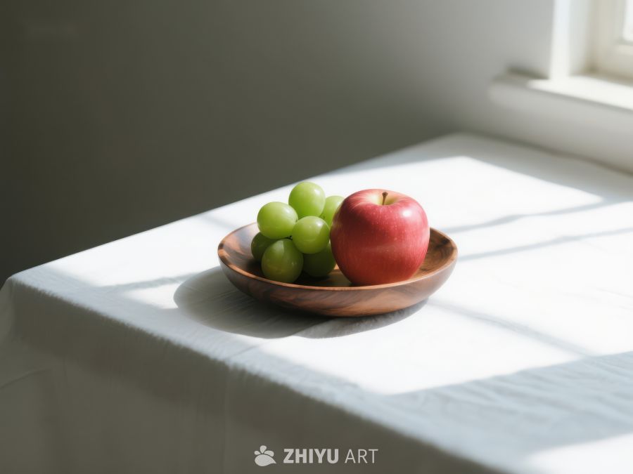 阳光下的苹果与葡萄 770