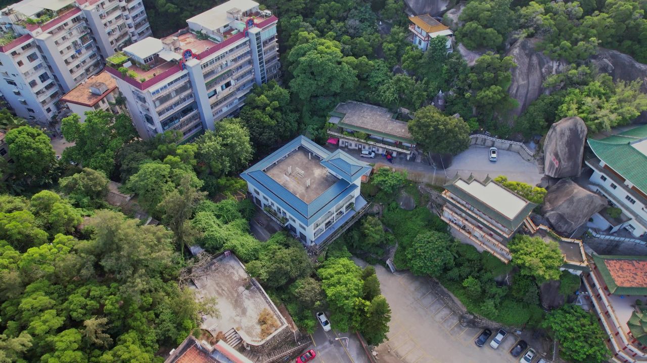 航拍厦门虎溪禅寺 1