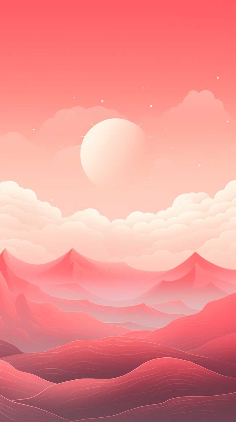 红色背景艺术图
