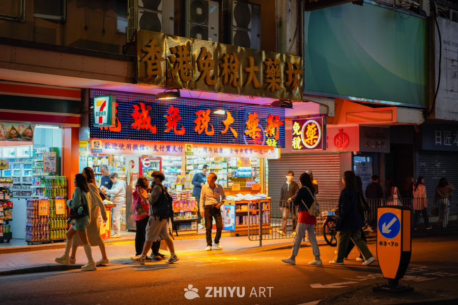 香港尖沙咀夜景扫街 12
