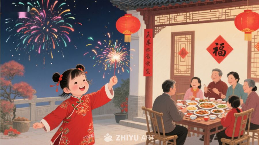 家庭欢聚迎新春 59