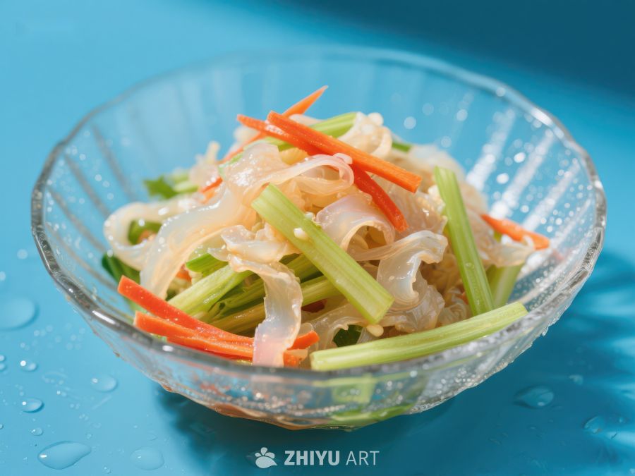 清爽海蜇拌蔬菜 1217